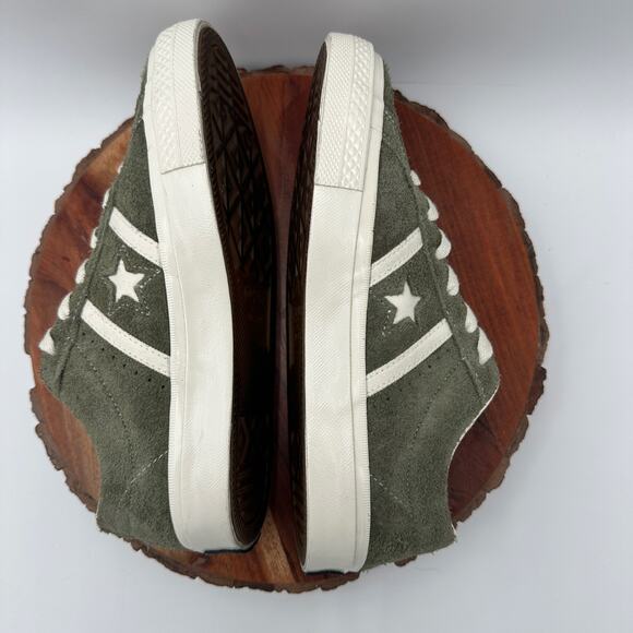 Converse One Star Academy Pro Vintage Suede Olive Green Sneakers 39 EU 8 W 6.5 M - Picture 6 of 11